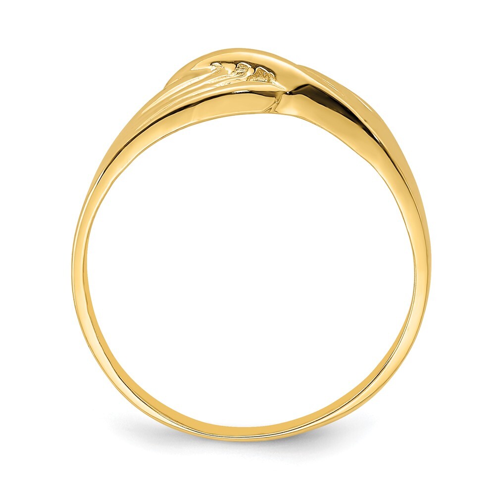 14K Yellow Gold Freeform Ring