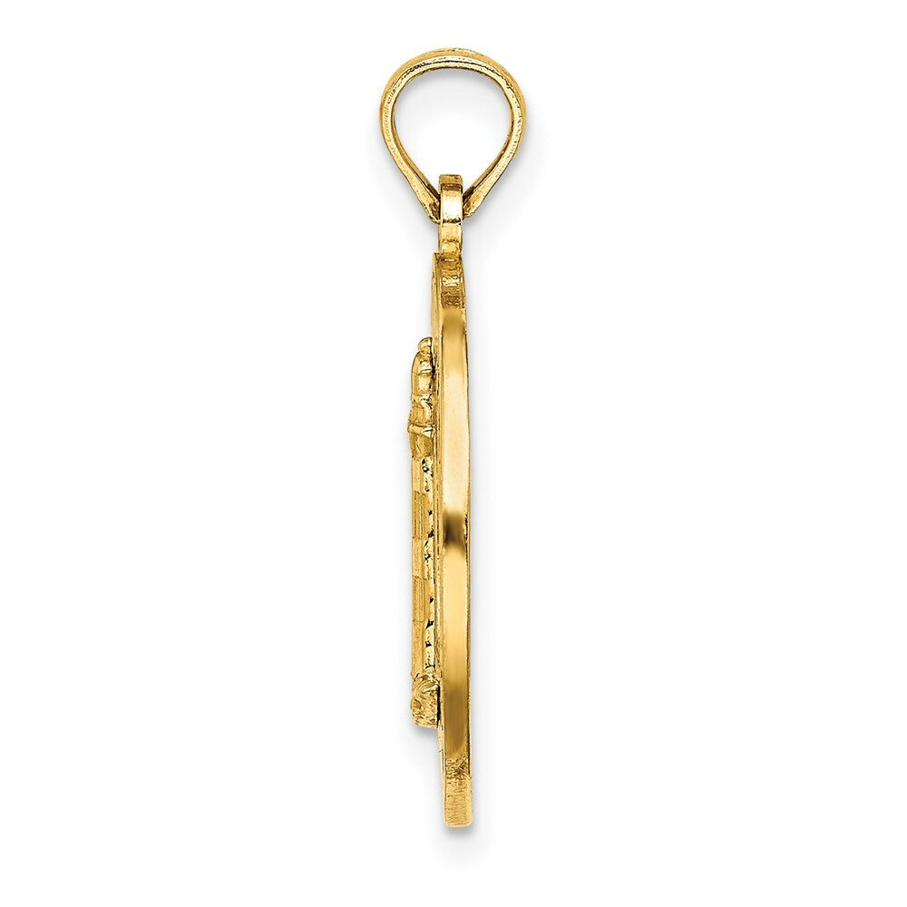 14k Yellow Gold BOOTHBAY HARBOR Lighthouse Charm Pendant for Women
