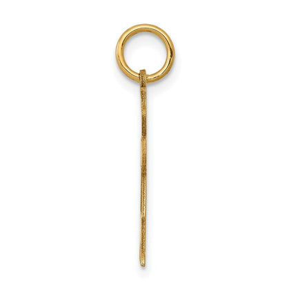 14k Yellow Gold Kid Charm Pendant for Women
