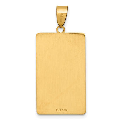 14k Yellow Gold The Magician Tarot Card Pendant for Women