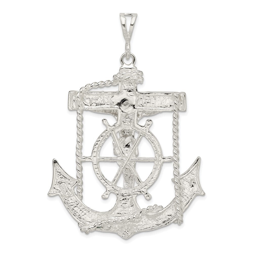 Sterling Silver Mariner Cross Pendant Holiday Gift for Women