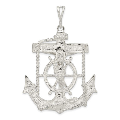 Sterling Silver Mariner Cross Pendant Holiday Gift for Women