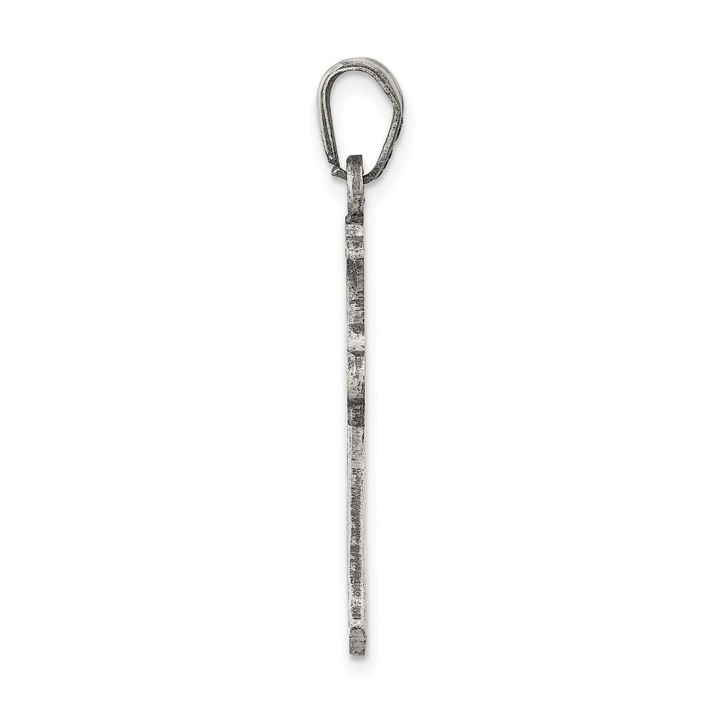 Sterling Silver Antiqued Cross Pendant Holiday Gift for Women