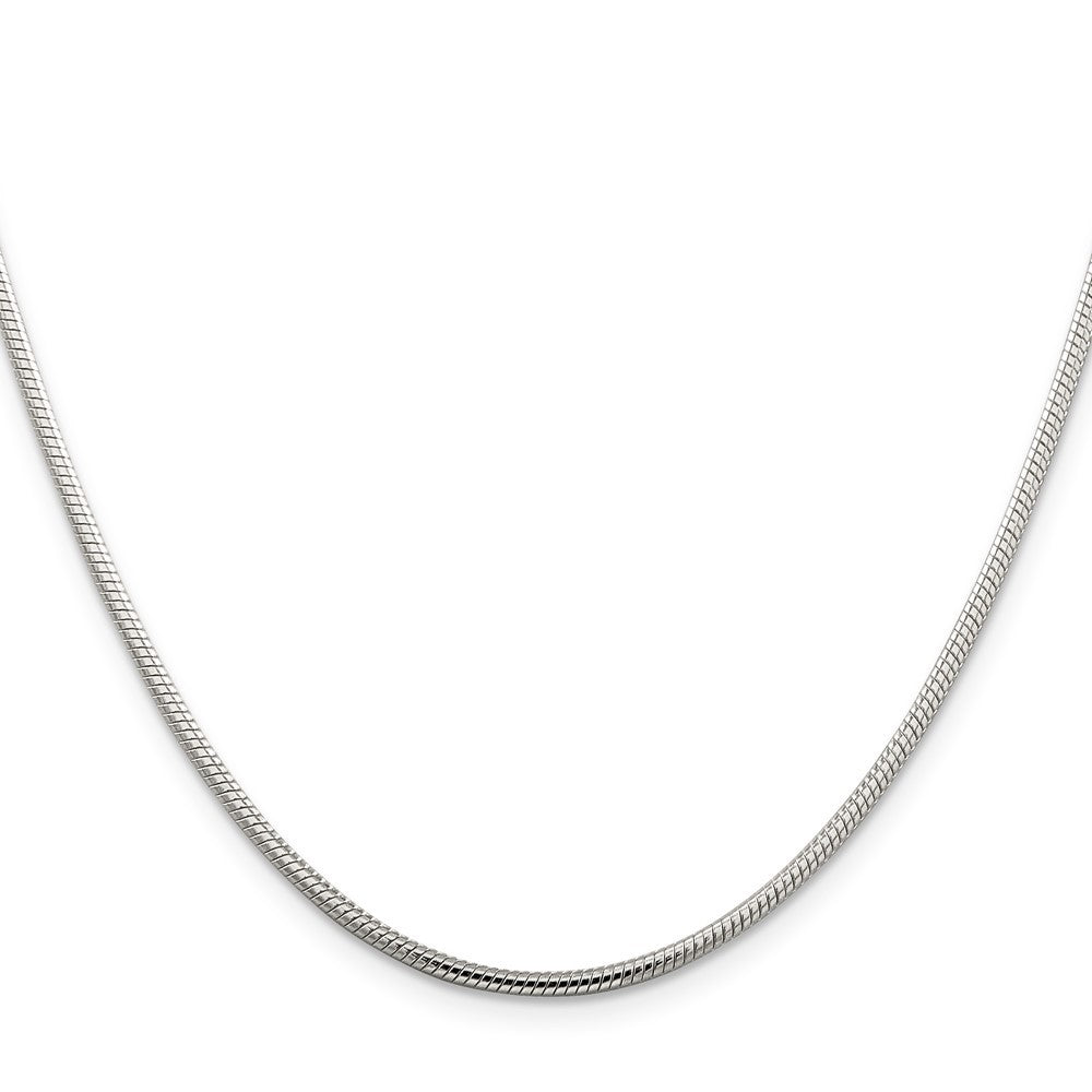 Sterling Silver 2mm Snake Chain Necklace