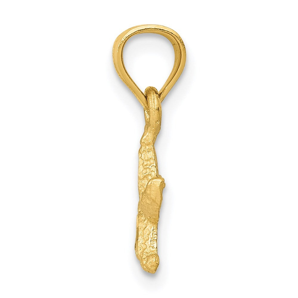 14k Yellow Gold Starfish Pendant