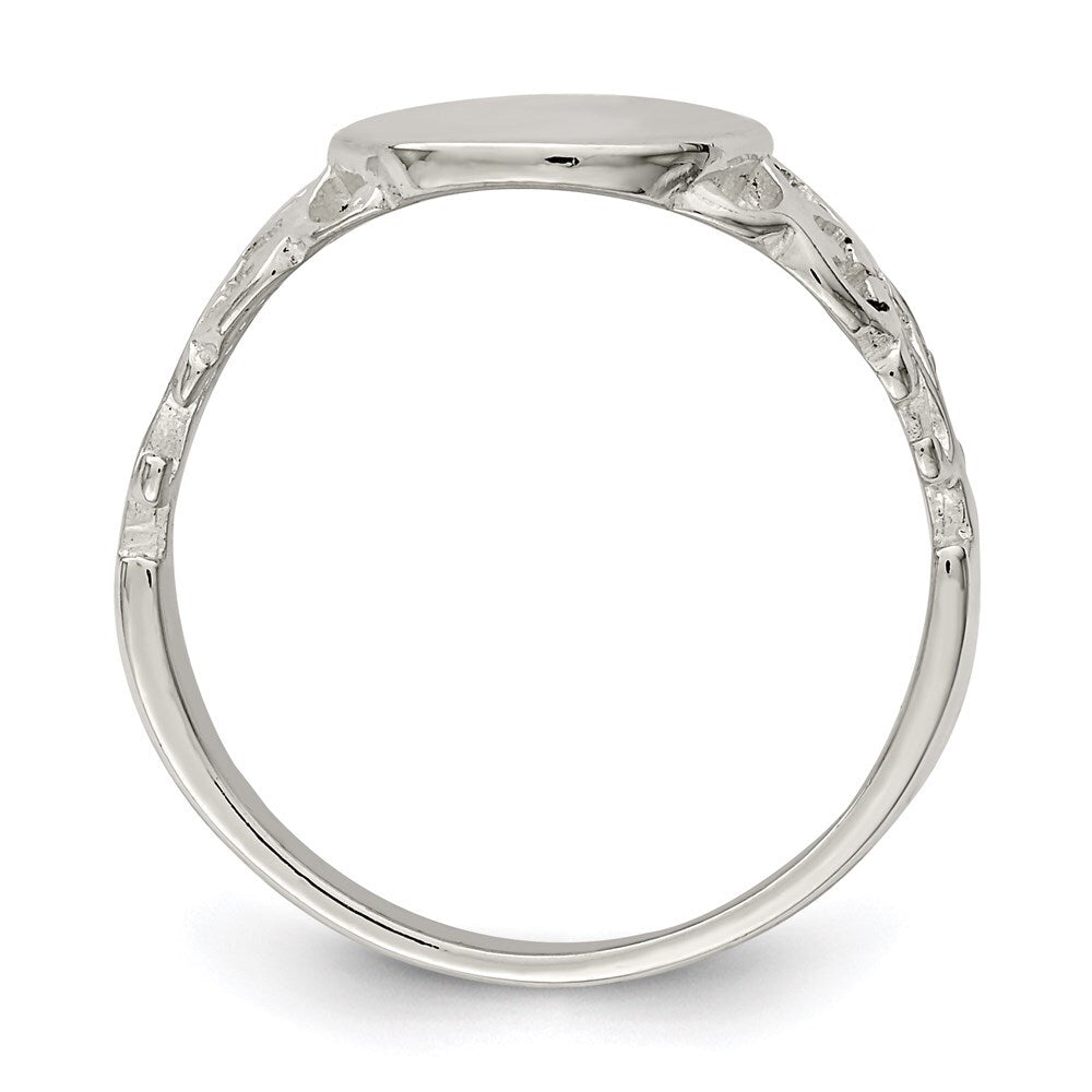 Sterling Silver Signet Ring Size 6