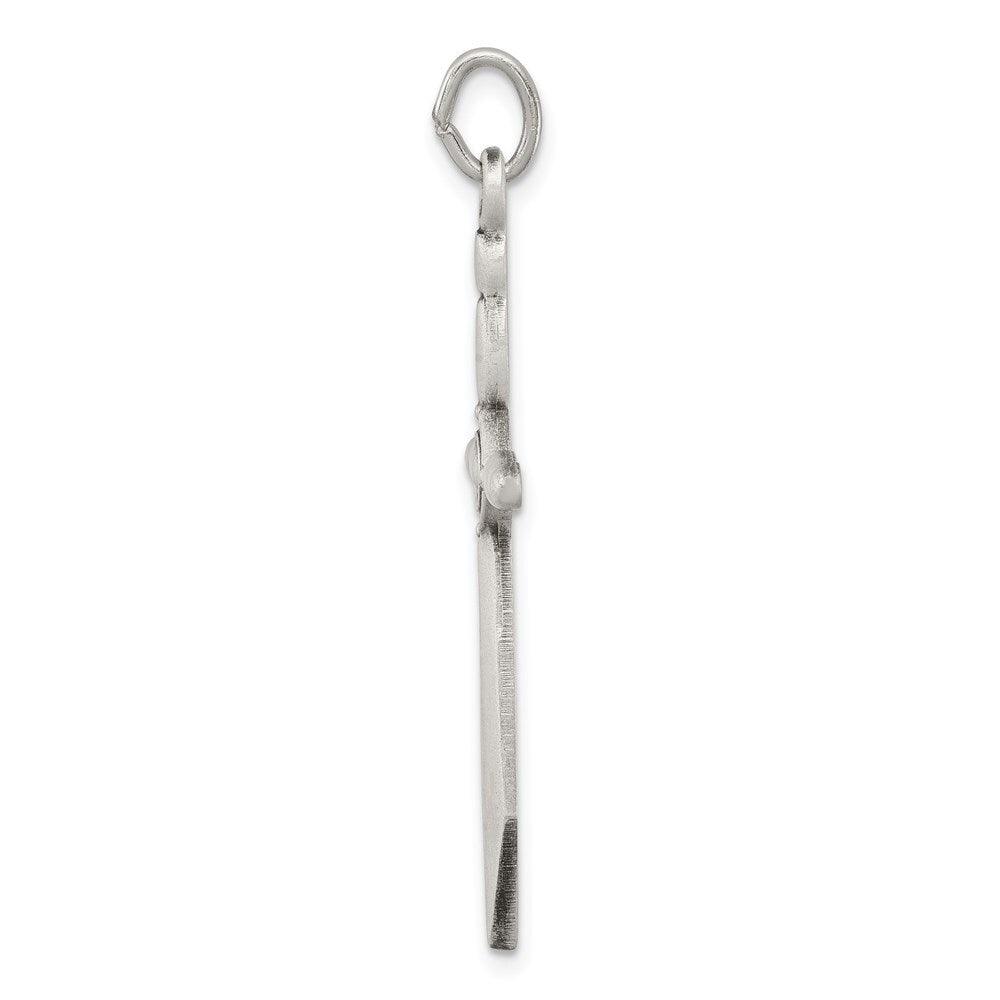 Sterling Silver Sword Cross Pendant Holiday Gift for Women