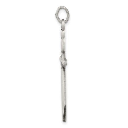 Sterling Silver Sword Cross Pendant Holiday Gift for Women