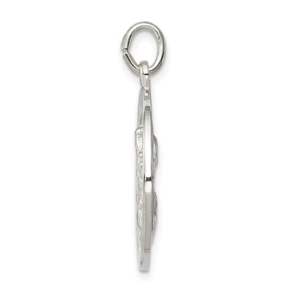 Sterling Silver Queen of the Holy Scapular Medal Pendant