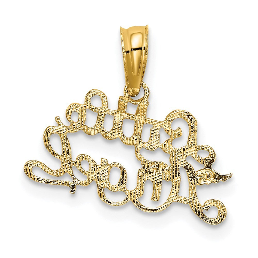 14k Yellow Gold LITTLE ANGEL Charm Pendant