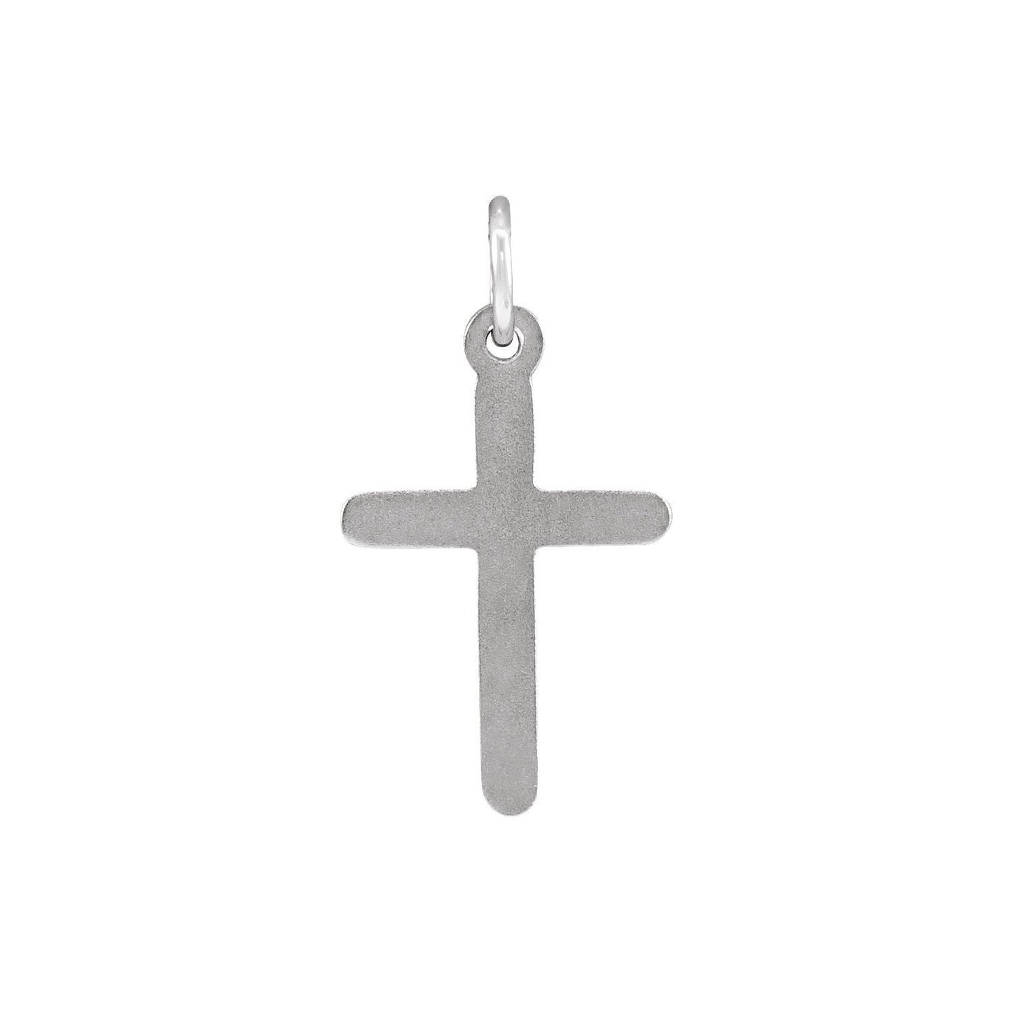 Sterling Silver Crucifix Catholic Cross Pendant Fine Jewelry Gift for Her