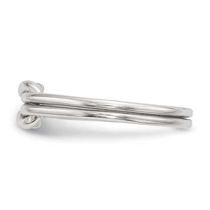 Sterling Silver Love Knot Ring