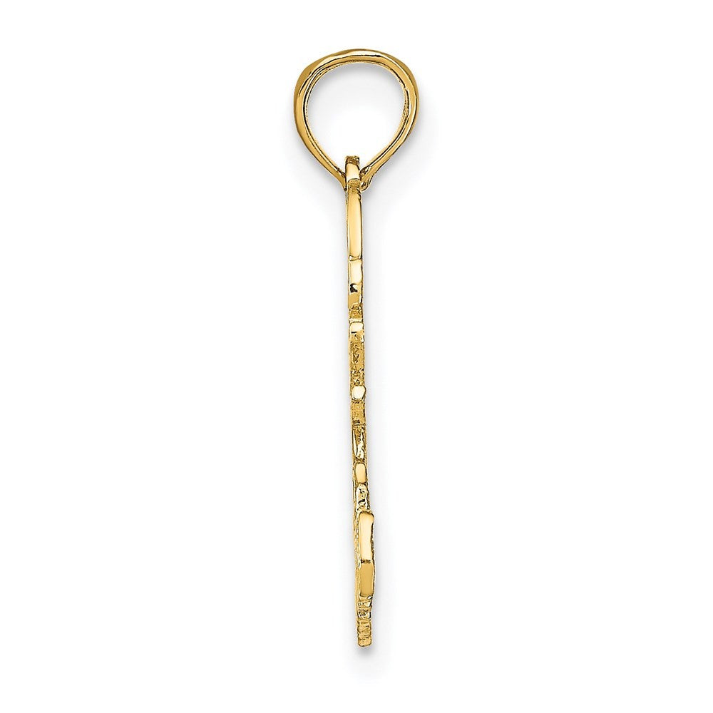14k Yellow Gold SCORPIO Zodiac Charm