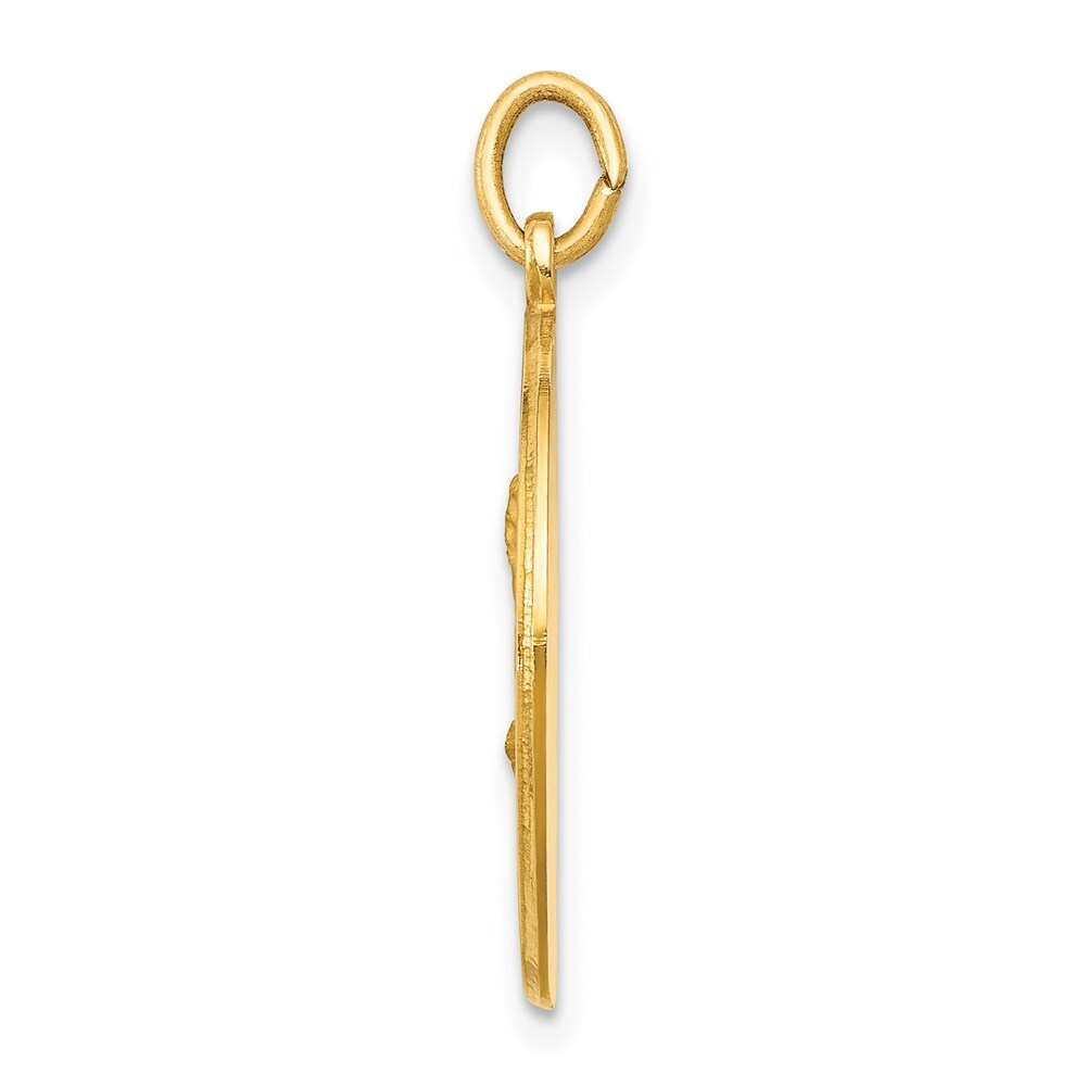 14k Yellow Gold Saint Matthew Medal Pendant for Women
