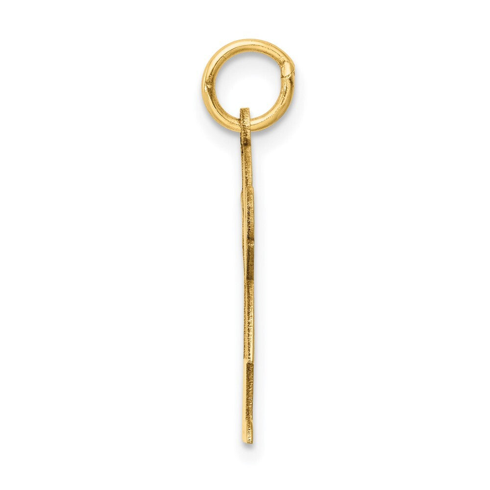 14k Yellow Gold Kid Charm Pendant for Women