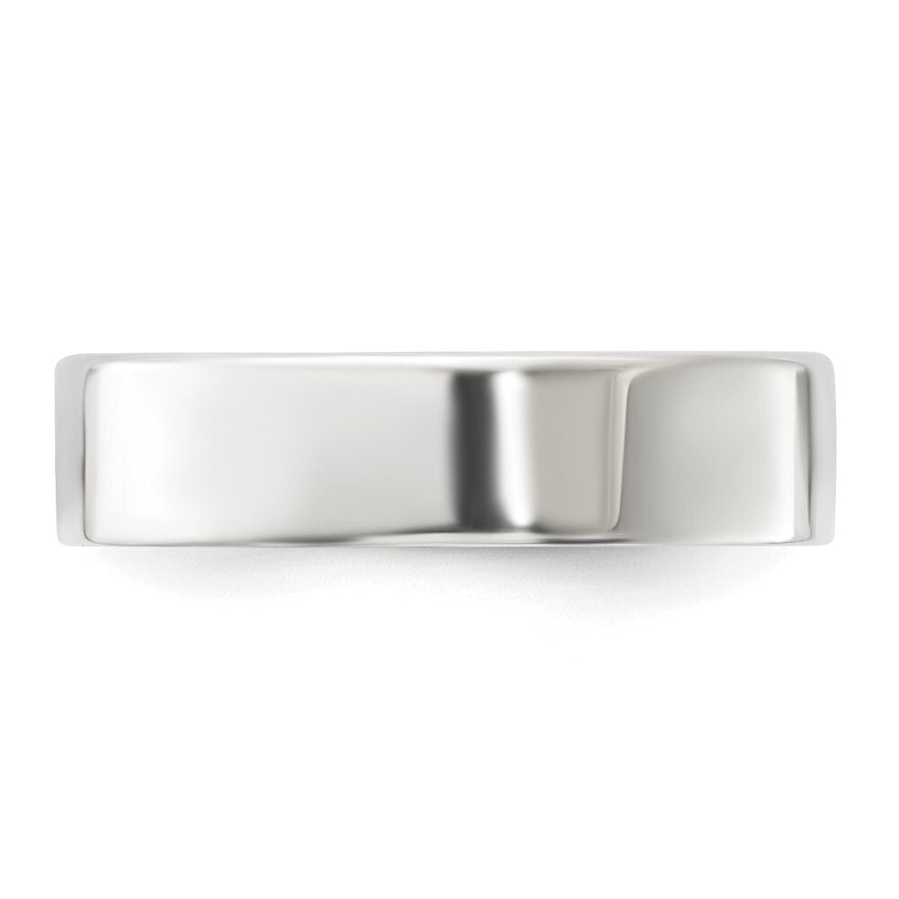 Sterling Silver 5mm Lightweight Flat Size 13 Band Ring