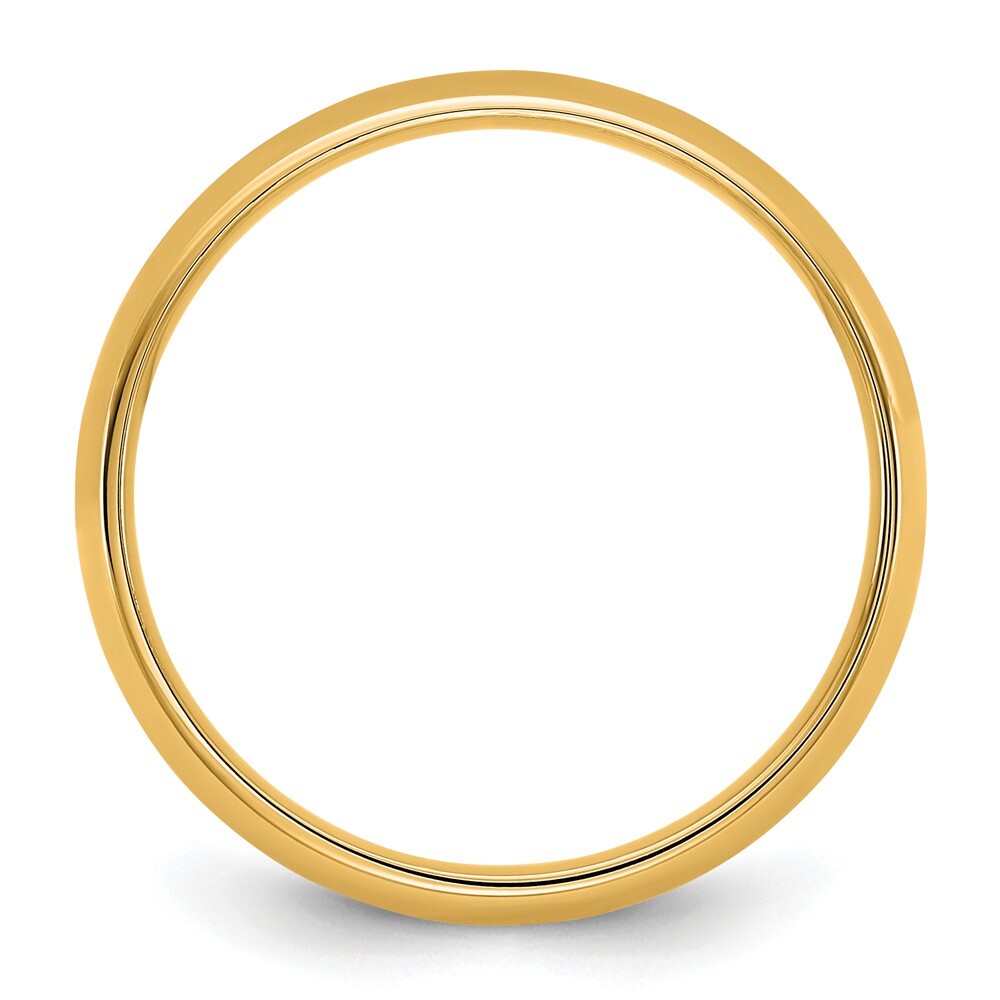 14K Yellow Gold 4.5mm LTW Comfort Fit Band Size 6