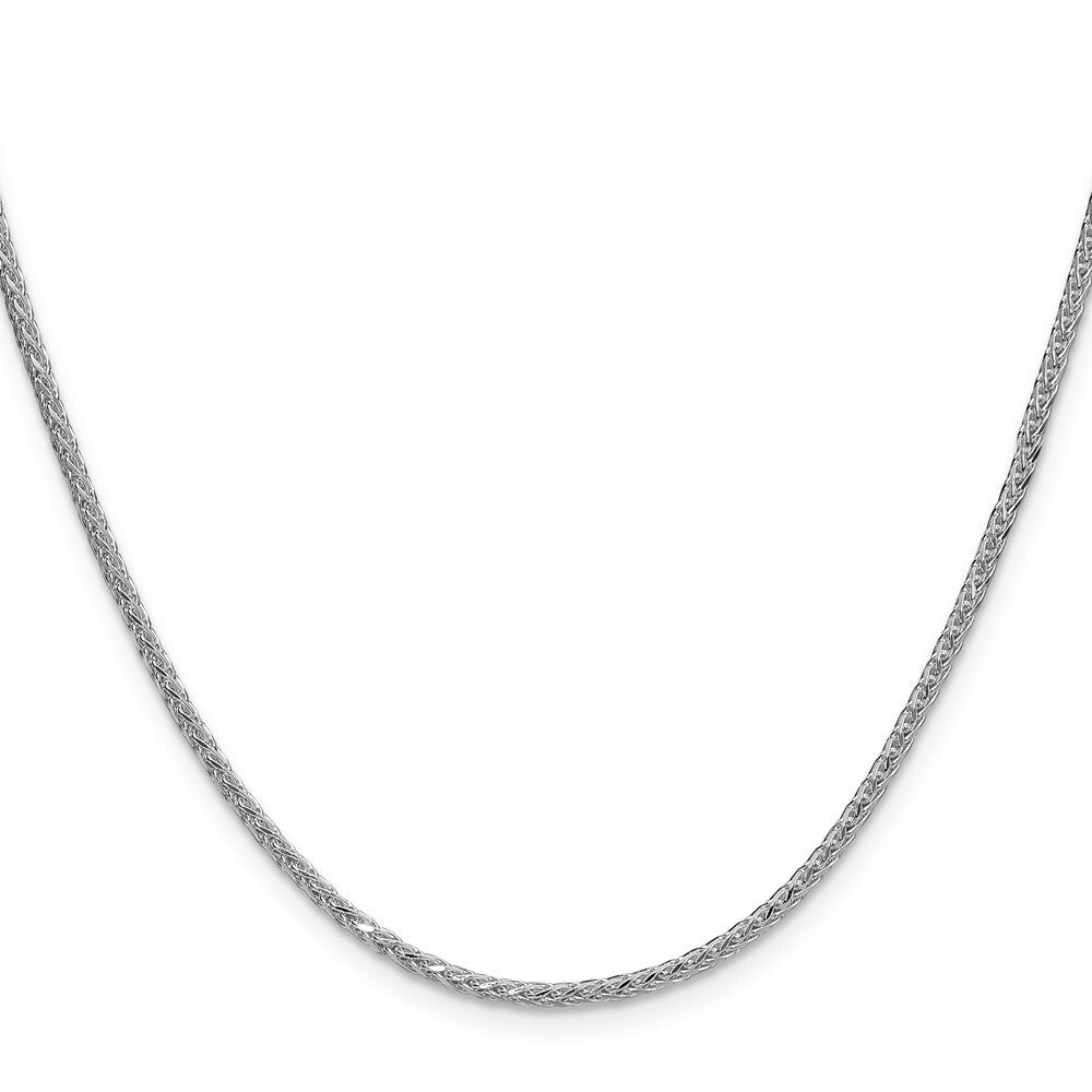 Sterling Silver 2.0mm 8 Sided Diamond-cut Double Spiga Chain