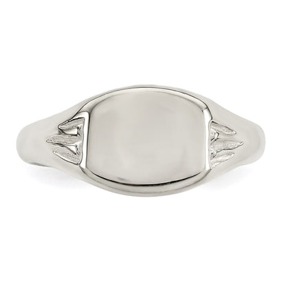 Sterling Silver Signet Ring Size 8