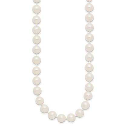 14k Yellow Gold 8-9mm White Freshwater Cultured Pearl 28 inch Necklace