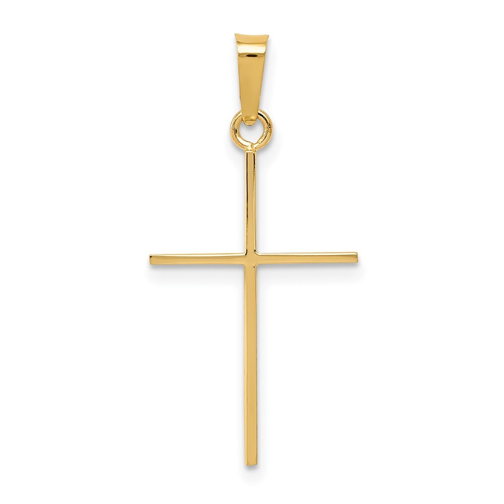14k Yellow Gold Cross Pendant