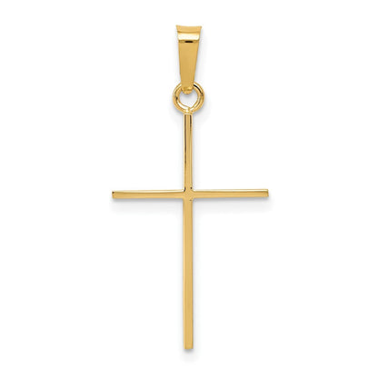 14k Yellow Gold Cross Pendant
