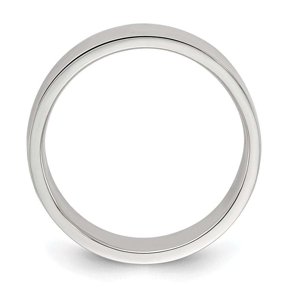 Sterling Silver 6mm Lightweight Flat Size 5 Band Ring