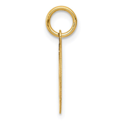 14k Yellow Gold Small PARAMEDIC Medical Charm Pendant
