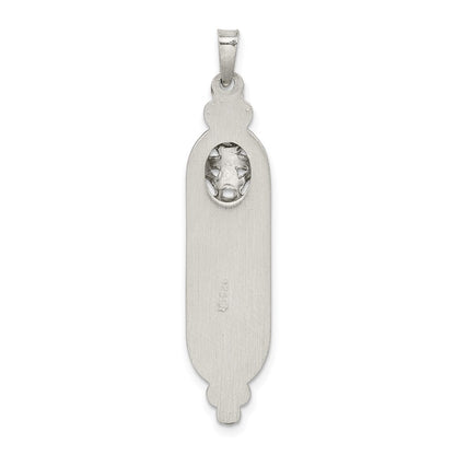 Sterling Silver Fancy Mezuzah Pendant Holiday Gift for Women
