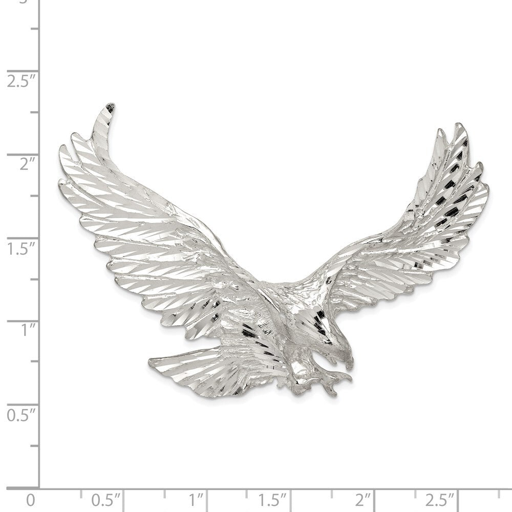 Sterling Silver Eagle Pendant Holiday Gift for Women