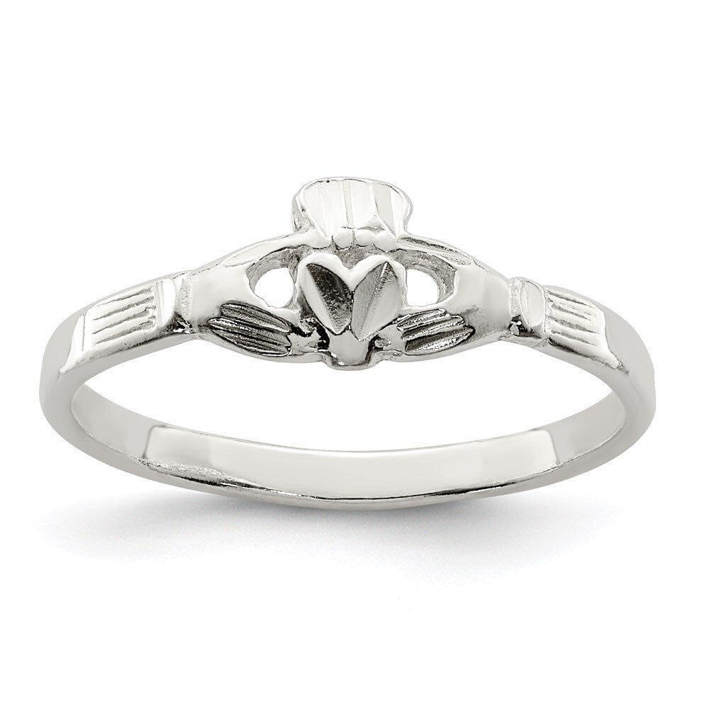 Sterling Silver Claddagh Ring Size 8