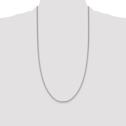 Sterling Silver 1.9mm Box Chain