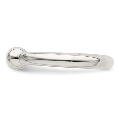 Sterling Silver Tube Ring Size 8