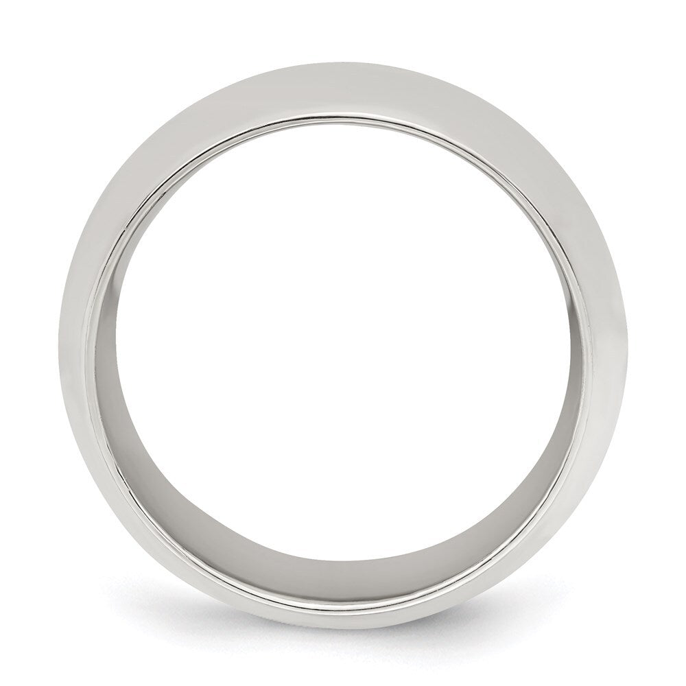 Sterling Silver 9mm Comfort Fit Size 13 Band