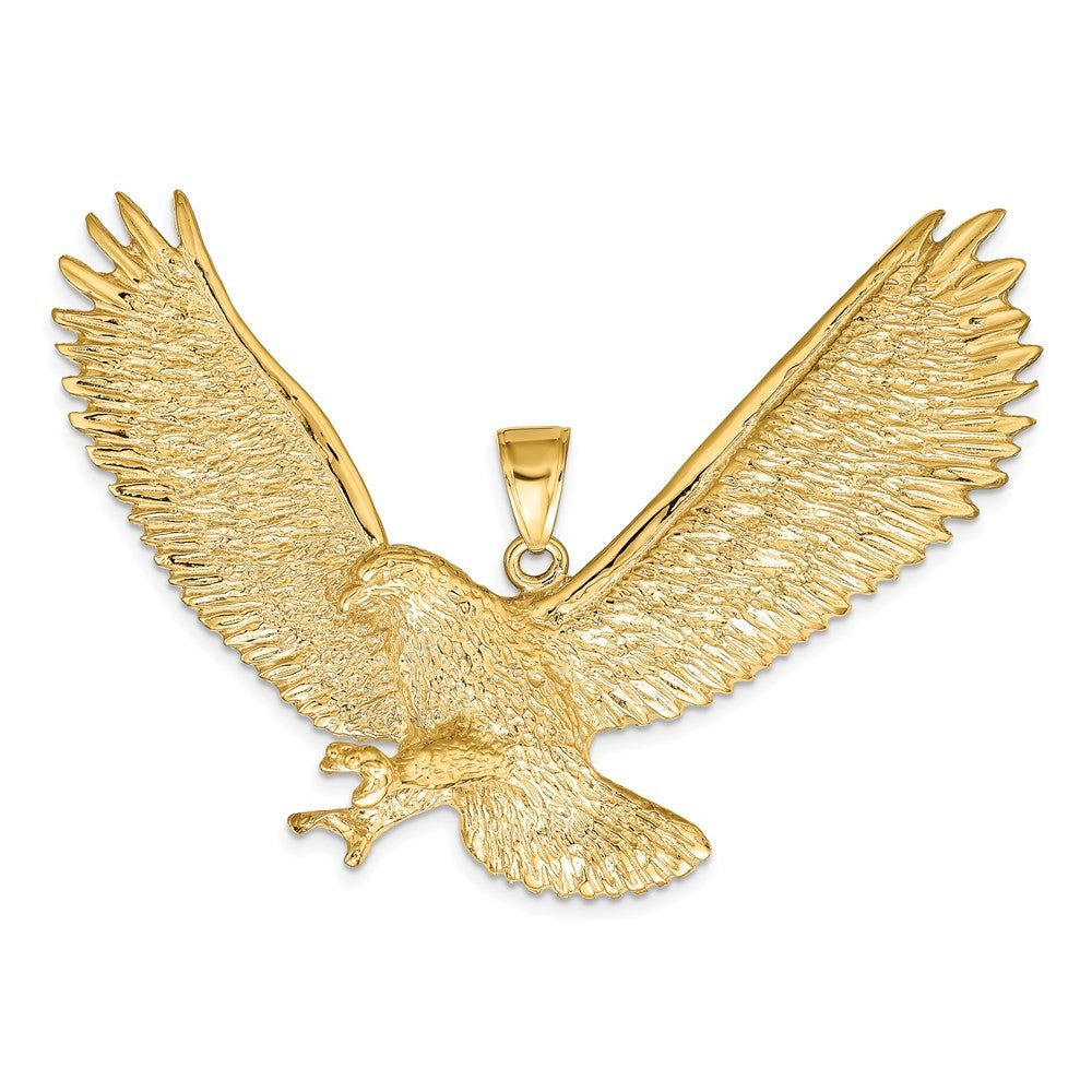 14k Yellow Gold Eagle Pendant