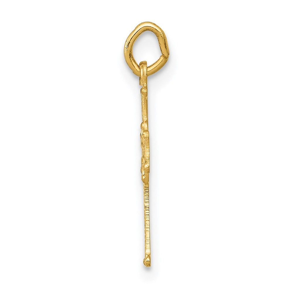 14k Yellow Gold Celtic Cross Charm