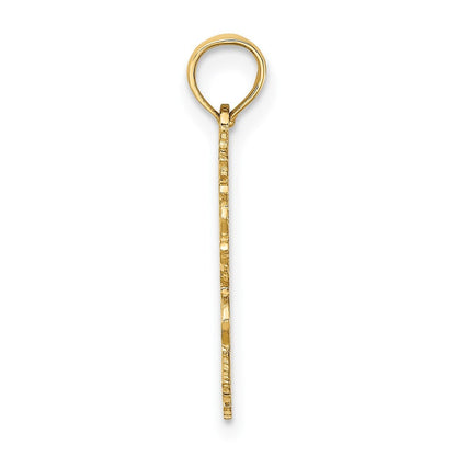 14k Yellow Gold 100% GEMINI Zodiac Charm