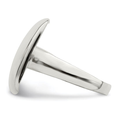 Sterling Silver Solid Ring Size 7