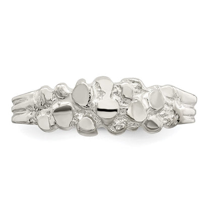 Sterling Silver Nugget Ring Size 7