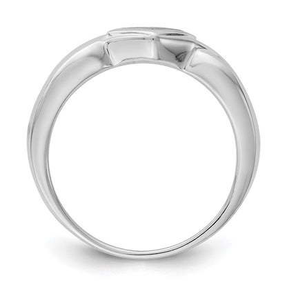 Sterling Silver Onyx Ring Size 8