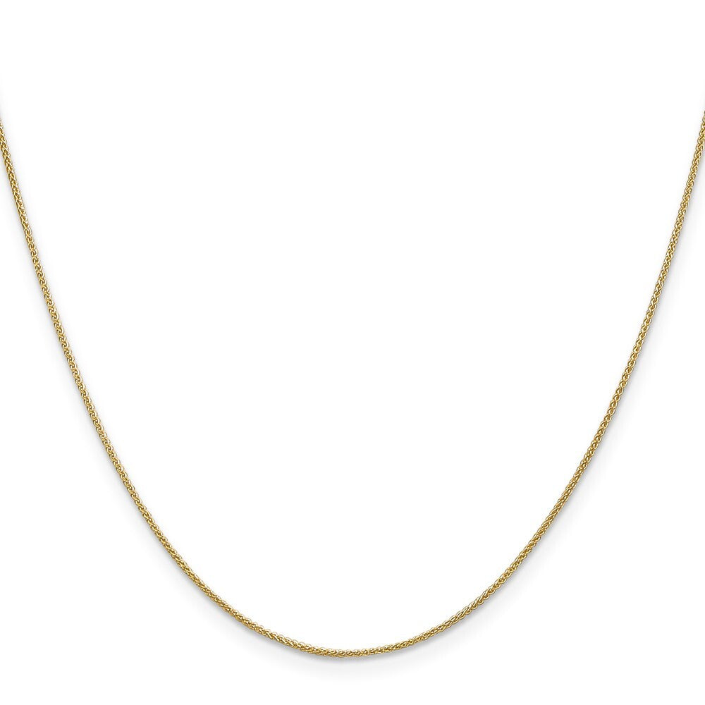 14k Yellow Gold 30 inch .85mm Spiga with Spring Ring Clasp Chain
