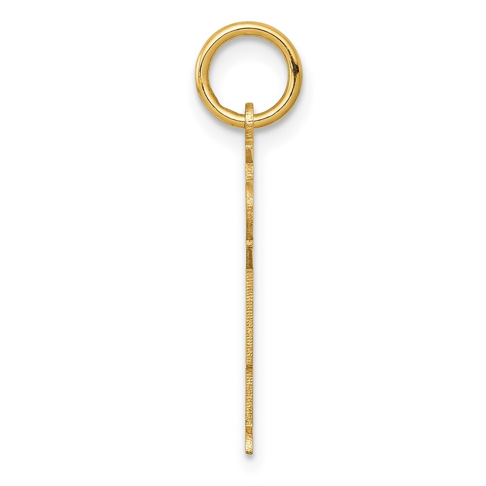 14k Yellow Gold Kid Charm Pendant for Women