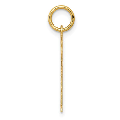 14k Yellow Gold Kid Charm Pendant for Women
