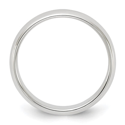 Sterling Silver 4mm Half Round Size 12 Band Ring