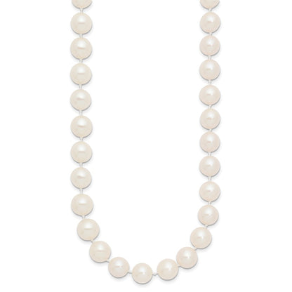 14k Yellow Gold 9-10mm White Freshwater Cultured Pearl 16 inch Necklace