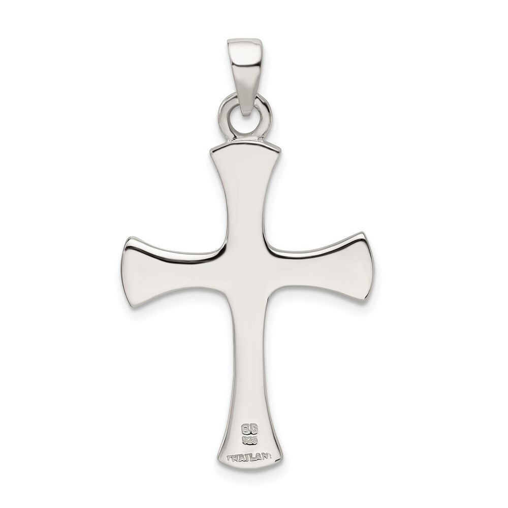 Sterling Silver Cross Pendant Holiday Gift for Women