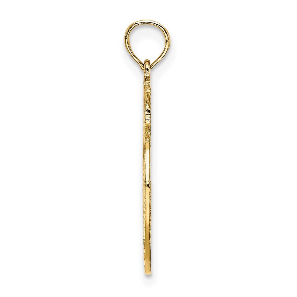 14k Yellow Gold New York Skyline in Apple Charm