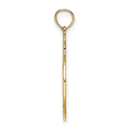 14k Yellow Gold New York Skyline in Apple Charm