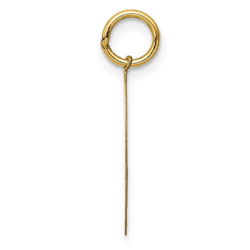 14k Yellow Gold 2-piece BEST FRIEND Charm Pendant for Women