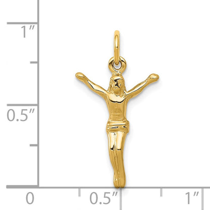 14k Yellow Gold Corpus Charm Pendant